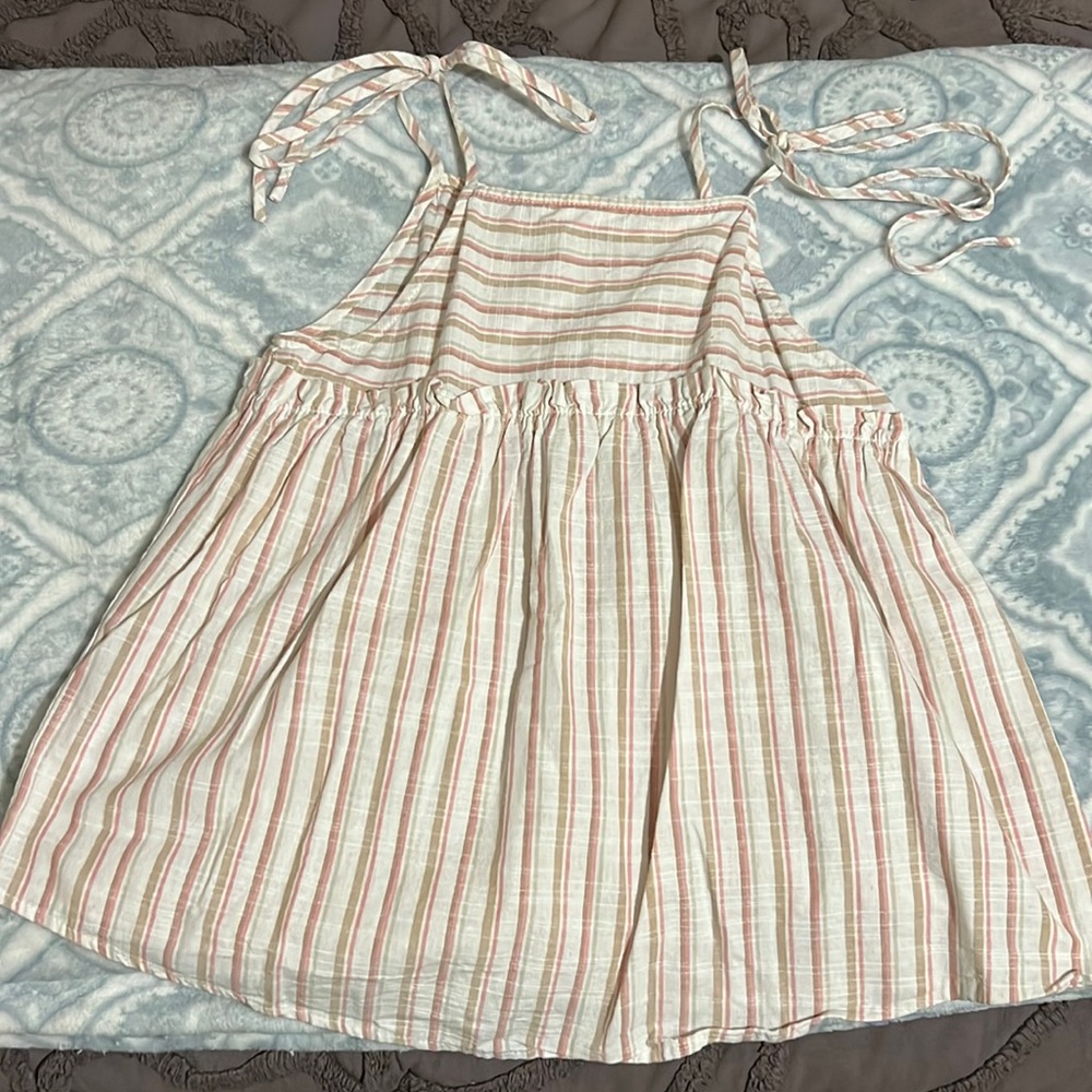 Mock Neck Baby Doll Tank Top